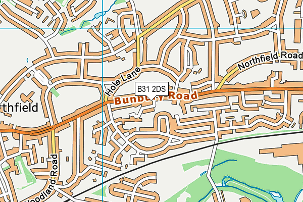 B31 2DS map - OS VectorMap District (Ordnance Survey)