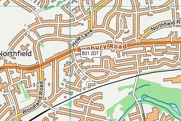 B31 2DT map - OS VectorMap District (Ordnance Survey)