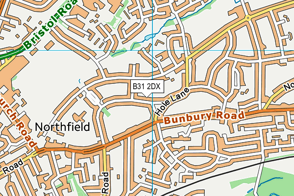 B31 2DX map - OS VectorMap District (Ordnance Survey)