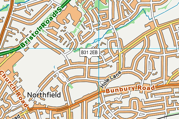 B31 2EB map - OS VectorMap District (Ordnance Survey)