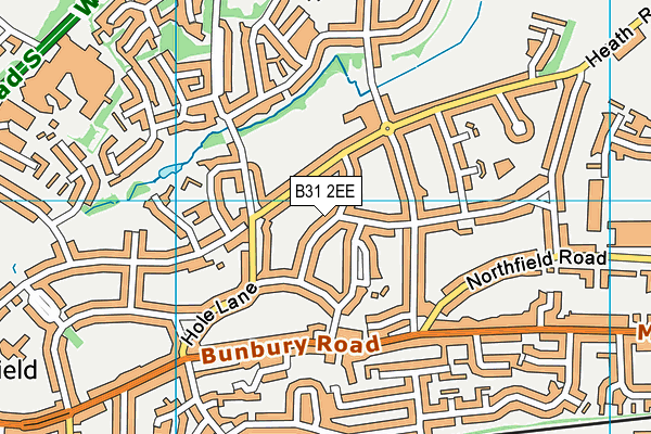 B31 2EE map - OS VectorMap District (Ordnance Survey)