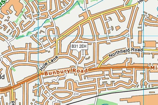 B31 2EH map - OS VectorMap District (Ordnance Survey)