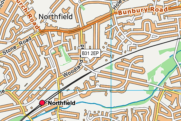 B31 2EP map - OS VectorMap District (Ordnance Survey)