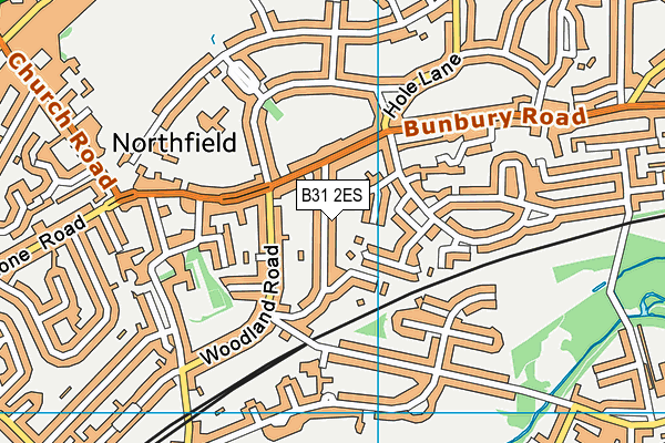 B31 2ES map - OS VectorMap District (Ordnance Survey)