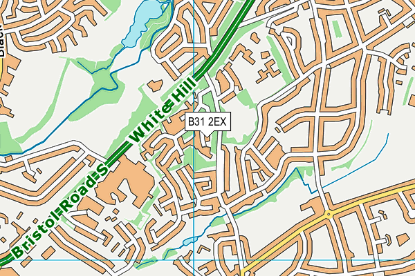 B31 2EX map - OS VectorMap District (Ordnance Survey)