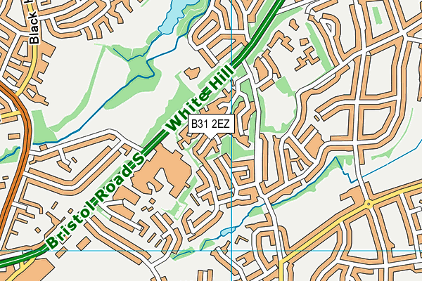 B31 2EZ map - OS VectorMap District (Ordnance Survey)