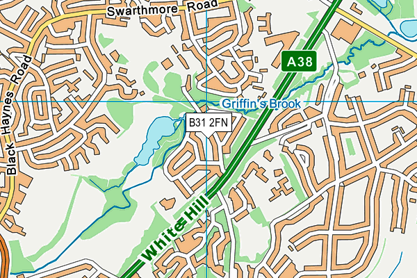 B31 2FN map - OS VectorMap District (Ordnance Survey)