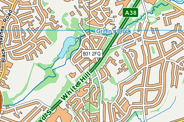 B31 2FQ map - OS VectorMap District (Ordnance Survey)