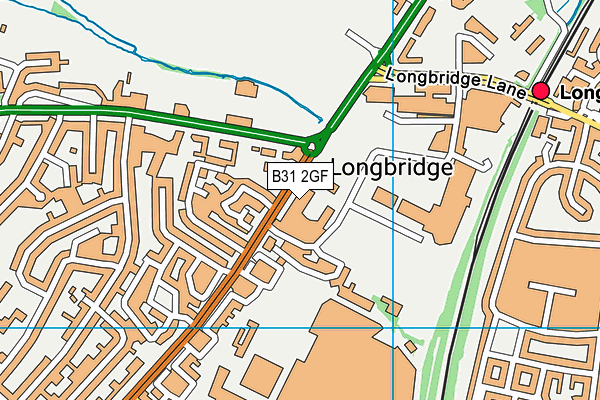 B31 2GF map - OS VectorMap District (Ordnance Survey)