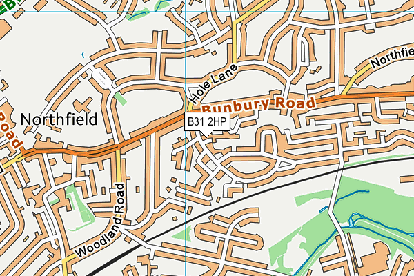 B31 2HP map - OS VectorMap District (Ordnance Survey)