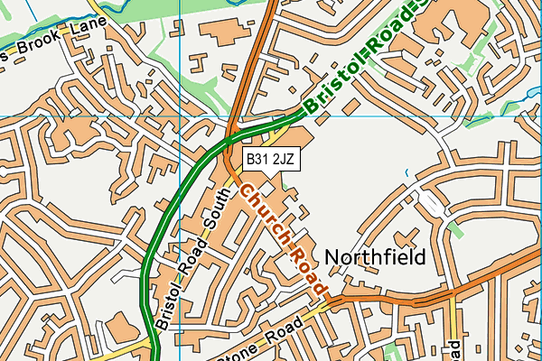 B31 2JZ map - OS VectorMap District (Ordnance Survey)