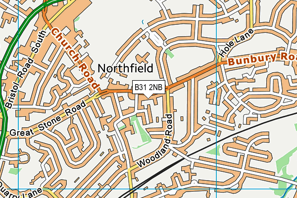 B31 2NB map - OS VectorMap District (Ordnance Survey)