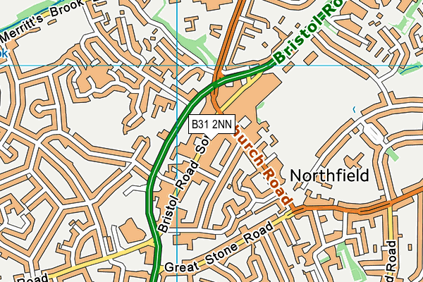 B31 2NN map - OS VectorMap District (Ordnance Survey)