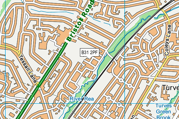 B31 2PF map - OS VectorMap District (Ordnance Survey)