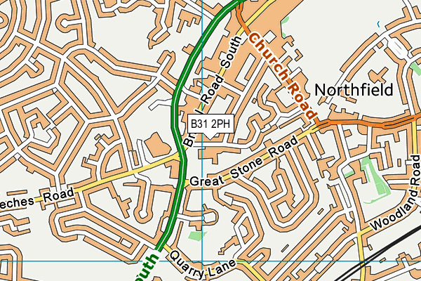 B31 2PH map - OS VectorMap District (Ordnance Survey)