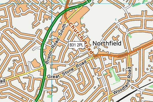 B31 2PL map - OS VectorMap District (Ordnance Survey)