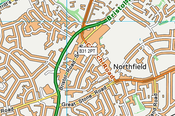 B31 2PT map - OS VectorMap District (Ordnance Survey)