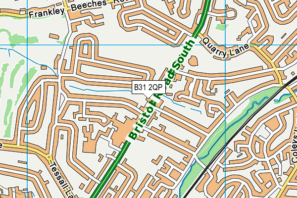 B31 2QP map - OS VectorMap District (Ordnance Survey)