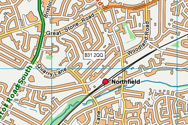 B31 2QQ map - OS VectorMap District (Ordnance Survey)