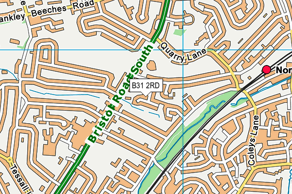 B31 2RD map - OS VectorMap District (Ordnance Survey)