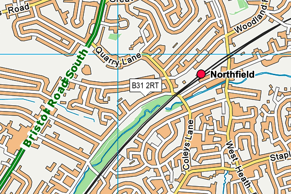 B31 2RT map - OS VectorMap District (Ordnance Survey)