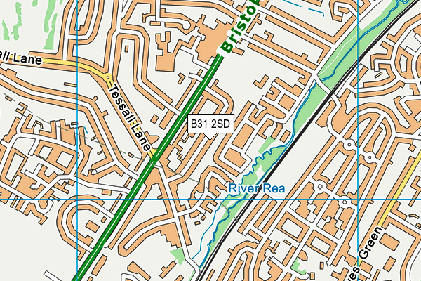 B31 2SD map - OS VectorMap District (Ordnance Survey)