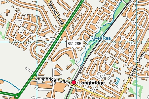 B31 2SE map - OS VectorMap District (Ordnance Survey)