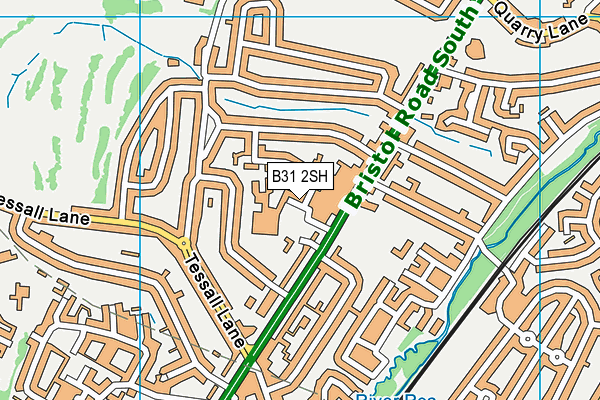 B31 2SH map - OS VectorMap District (Ordnance Survey)