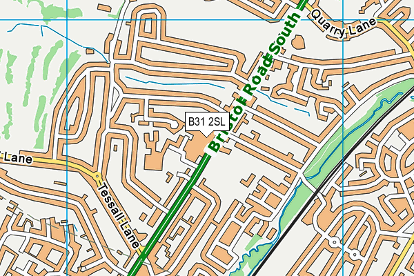 B31 2SL map - OS VectorMap District (Ordnance Survey)