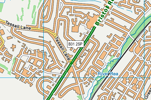 B31 2SP map - OS VectorMap District (Ordnance Survey)