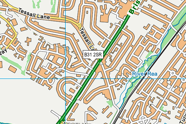 B31 2SR map - OS VectorMap District (Ordnance Survey)