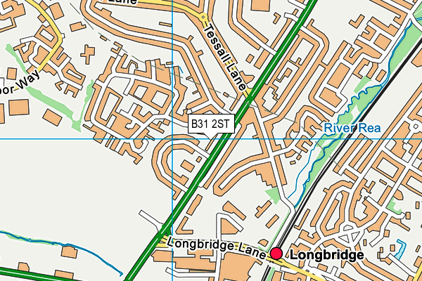 B31 2ST map - OS VectorMap District (Ordnance Survey)