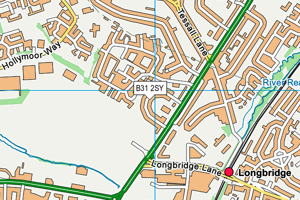 B31 2SY map - OS VectorMap District (Ordnance Survey)