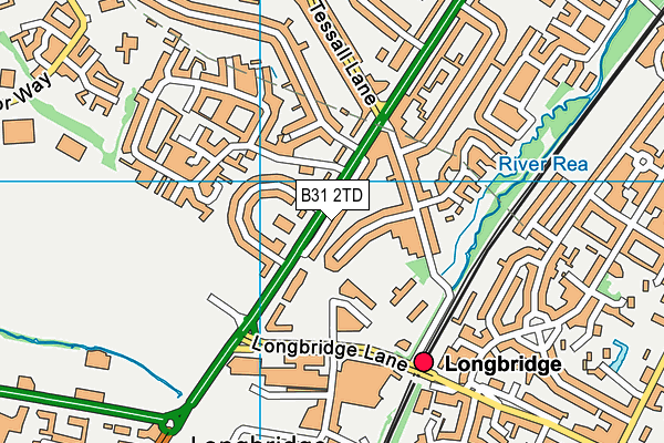 B31 2TD map - OS VectorMap District (Ordnance Survey)