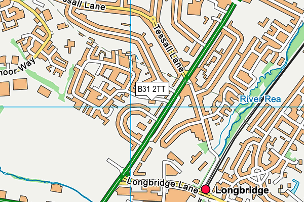 B31 2TT map - OS VectorMap District (Ordnance Survey)