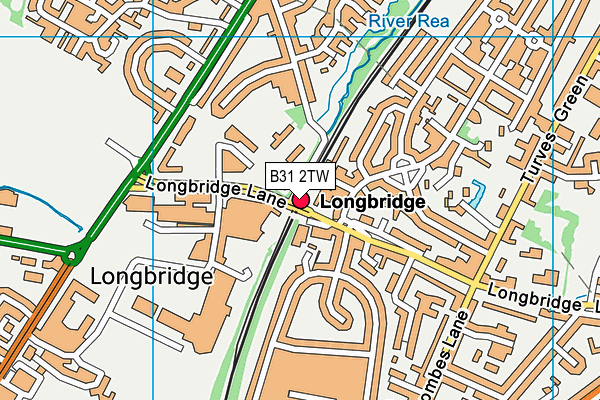 B31 2TW map - OS VectorMap District (Ordnance Survey)