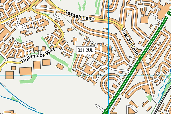 B31 2UL map - OS VectorMap District (Ordnance Survey)