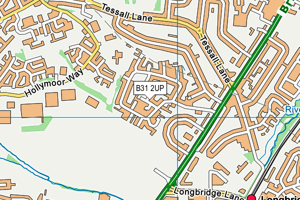 B31 2UP map - OS VectorMap District (Ordnance Survey)