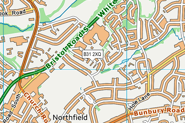 B31 2XQ map - OS VectorMap District (Ordnance Survey)