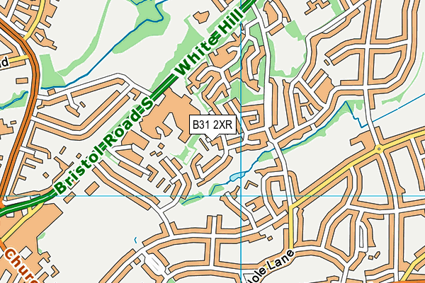 B31 2XR map - OS VectorMap District (Ordnance Survey)