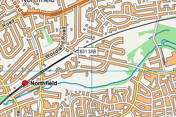 B31 3AB map - OS VectorMap District (Ordnance Survey)