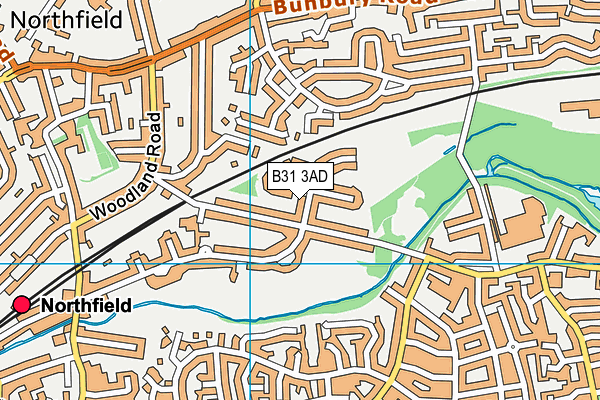 B31 3AD map - OS VectorMap District (Ordnance Survey)