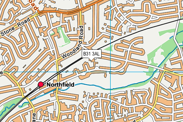 B31 3AL map - OS VectorMap District (Ordnance Survey)