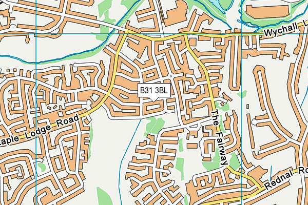 B31 3BL map - OS VectorMap District (Ordnance Survey)