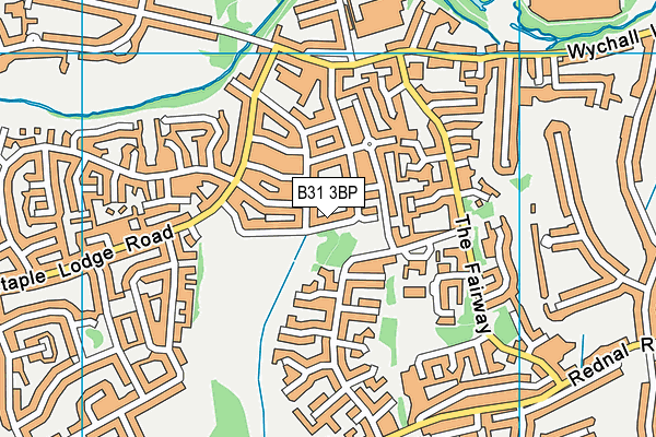 B31 3BP map - OS VectorMap District (Ordnance Survey)