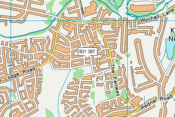 B31 3BT map - OS VectorMap District (Ordnance Survey)