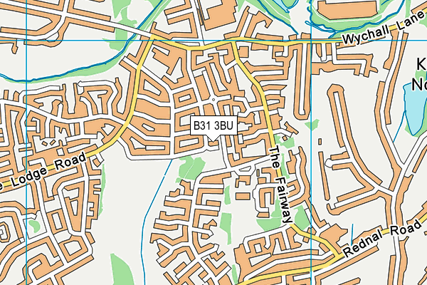 B31 3BU map - OS VectorMap District (Ordnance Survey)