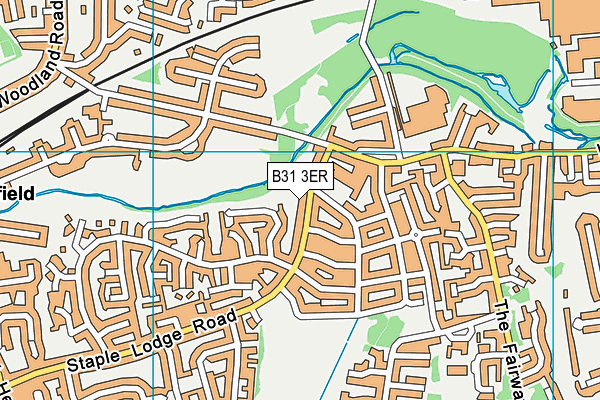 B31 3ER map - OS VectorMap District (Ordnance Survey)