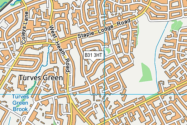 B31 3HT map - OS VectorMap District (Ordnance Survey)