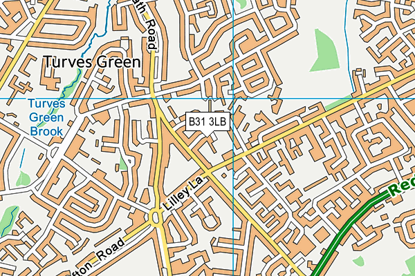 B31 3LB map - OS VectorMap District (Ordnance Survey)